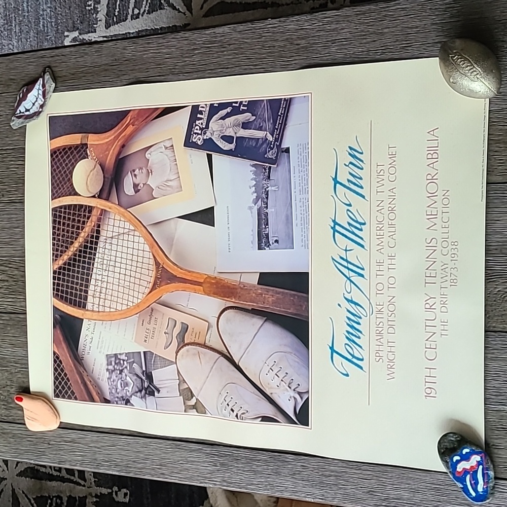 Tennis At The Turn Poster